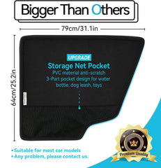 Durapower dog door protector installation close-up with suction cups.