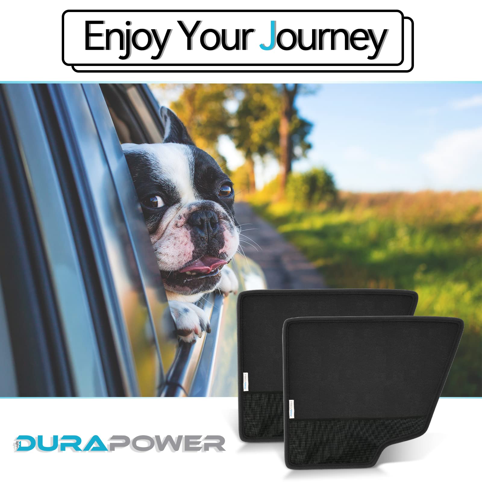 Durapower dog door protector suction cups close-up demonstrates secure install.