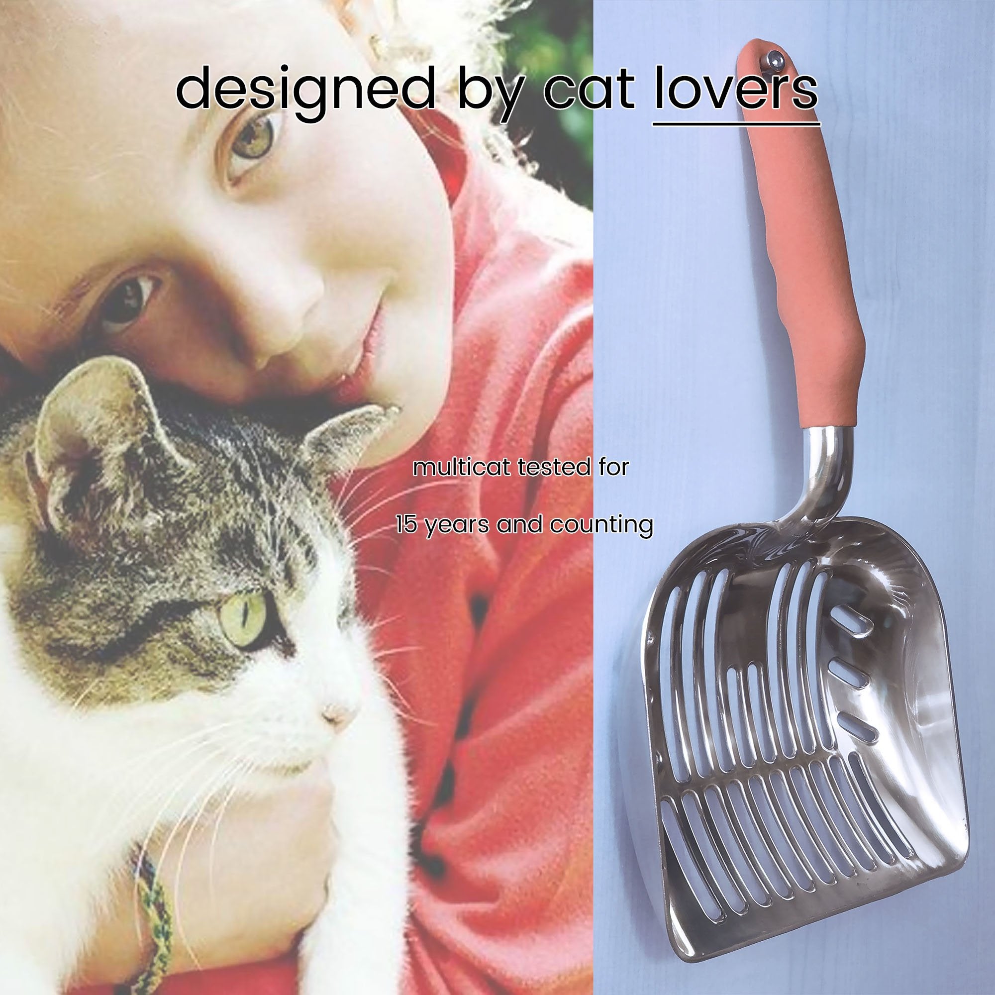 DuraScoop diseño compatible con cajas de arena para gatos