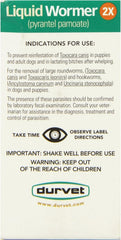 Durvet 2X Liquid Wormer pack-2 image demonstrates value pack for multiple dogs