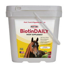 Durvet BIOTIN Daily 10lb bag side view for routine use