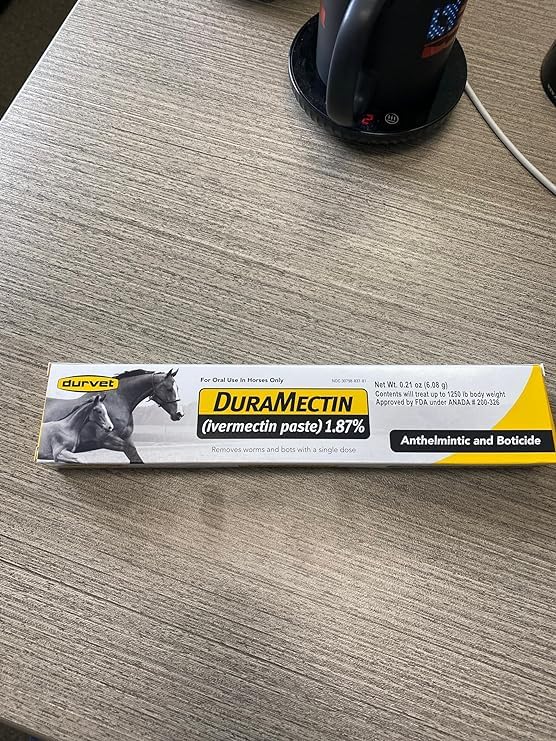 Durvet Duramectin paste demonstrates broad-spectrum control across 35 species and stages.