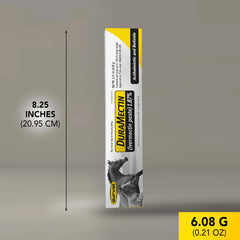 Durvet horse-care setup suggests integrated deworming routine.