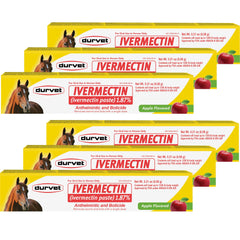Durvet Ivermectin Paste apple flavored syringe for easy equine deworming