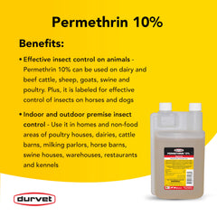 Durvet Permethrin EC 10% dog coat application during grooming