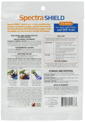 Durvet Spectra Shield collar on dog neck showing secure fit for outdoor use.