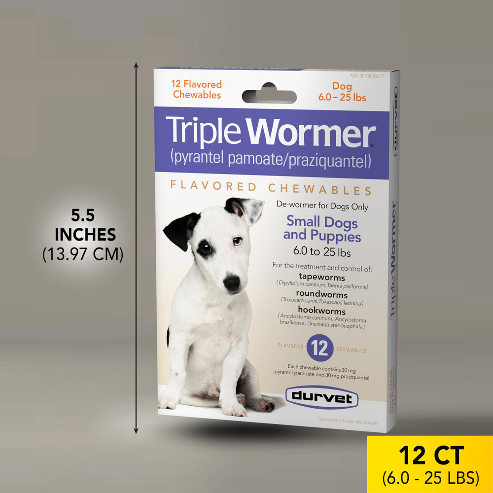 Durvet tablets close-up shows chewable texture for pets.