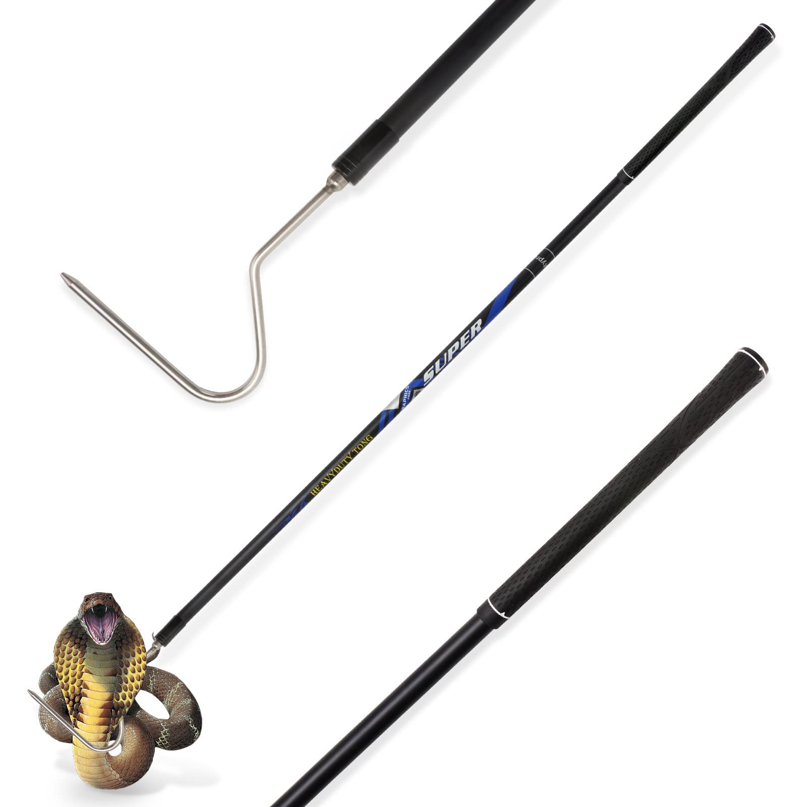 Dutypro sturdy tool supports quick repositioning of rattlesnakes and other species.