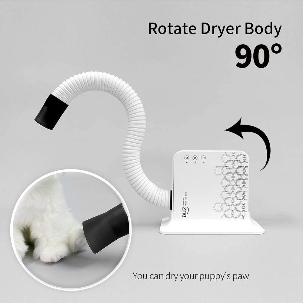DUZ V2 energy-efficient 900W design supports mobile grooming needs.