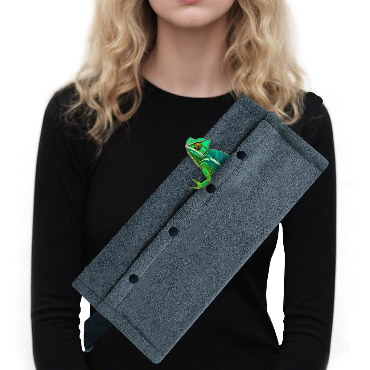 DVDKOLA adjustable-bearded-dragon-carrier-strap supports comfortable outdoor walks