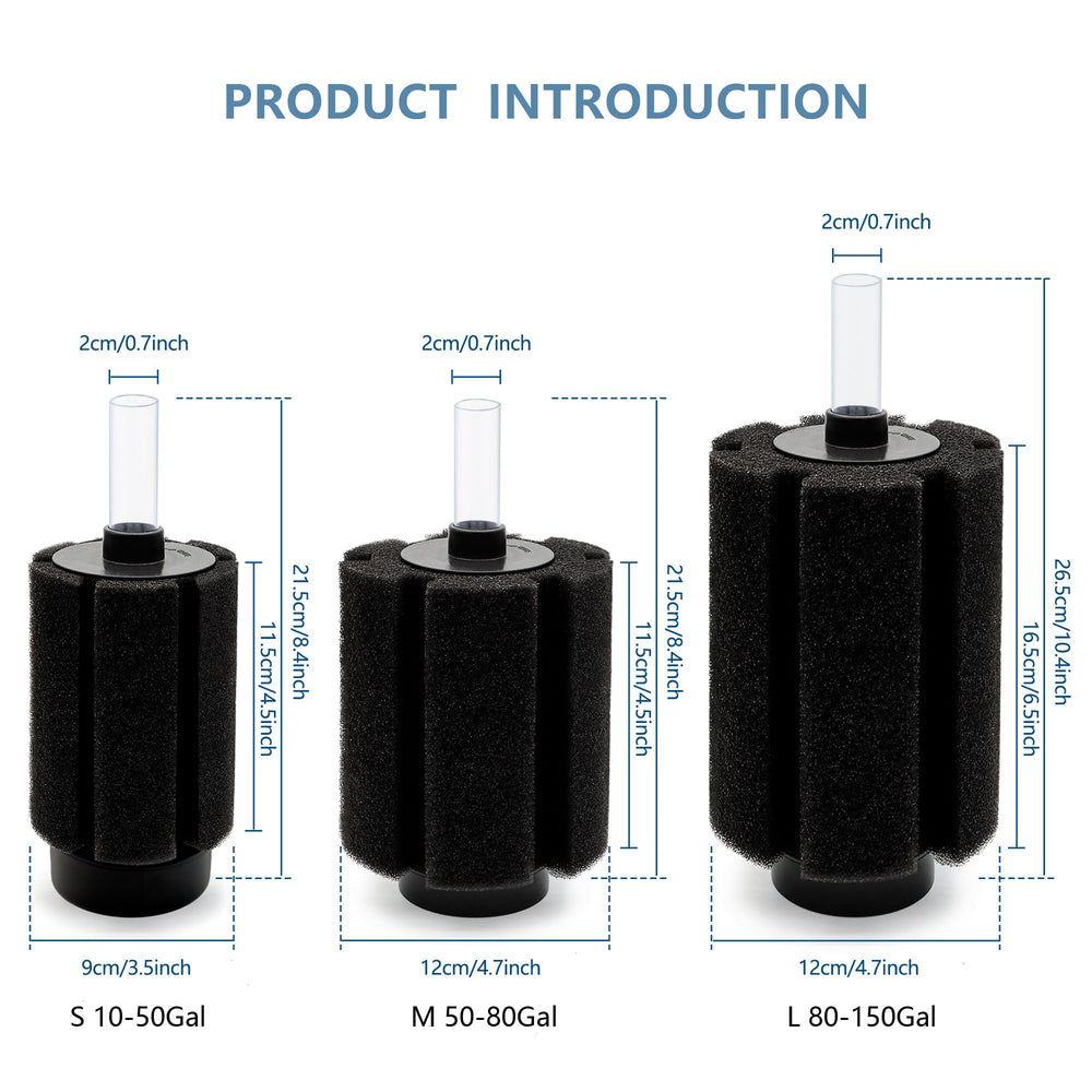 DVHEY air-stone bubble diffuser creates tiny bubbles for calm water and aeration