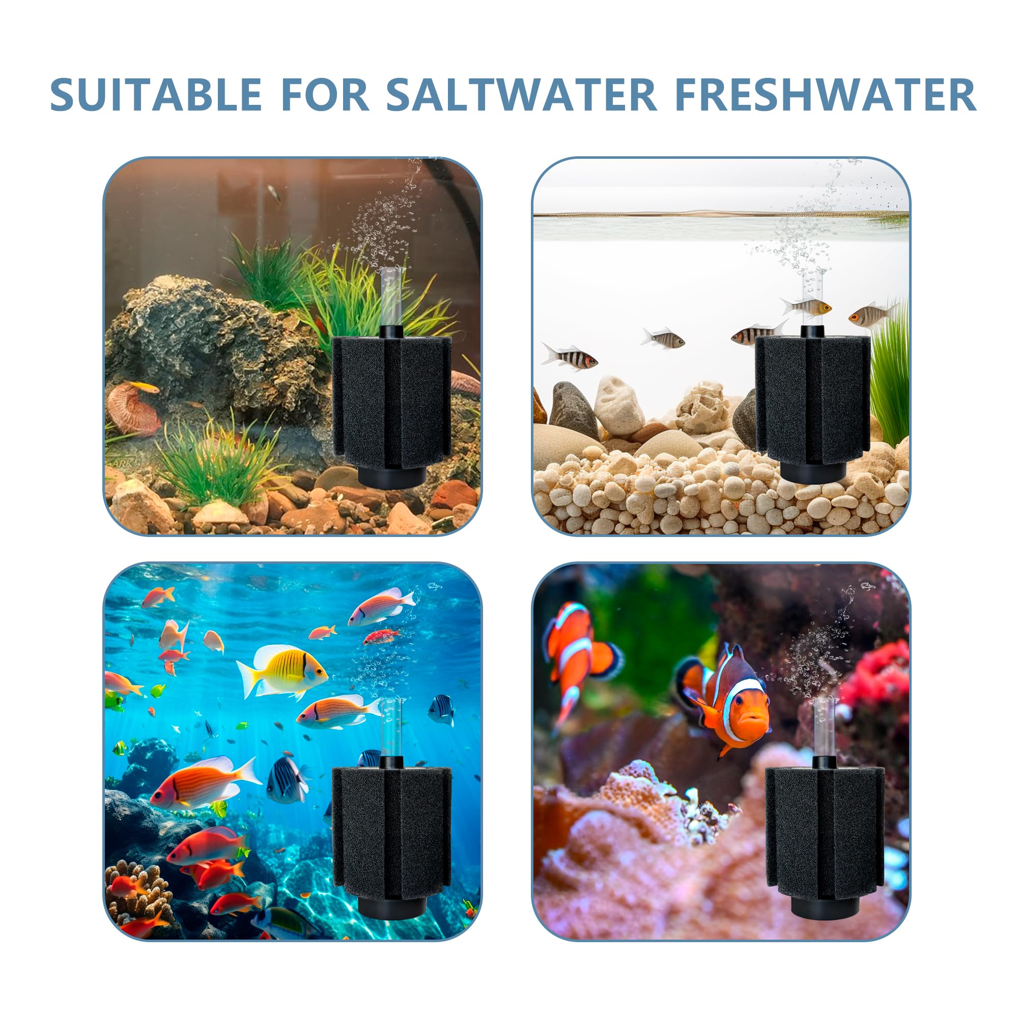 DVHEY quiet aquarium filtration in use for large tank setup