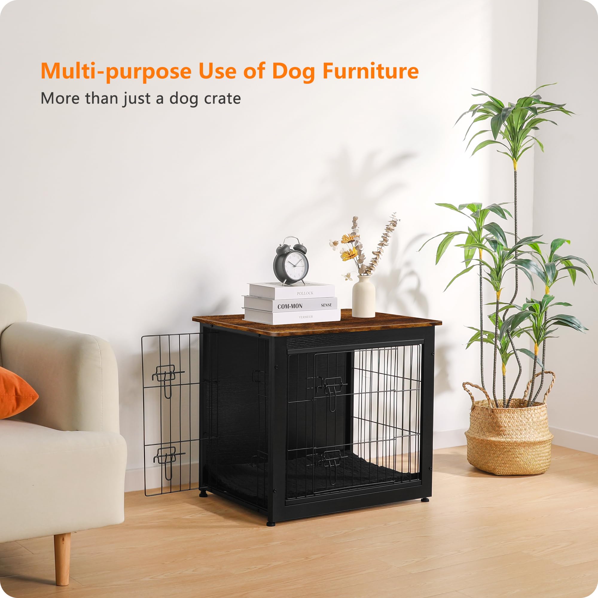 Dwanton 27.2-inch length reference image shows size suitability for mid-sized pets.