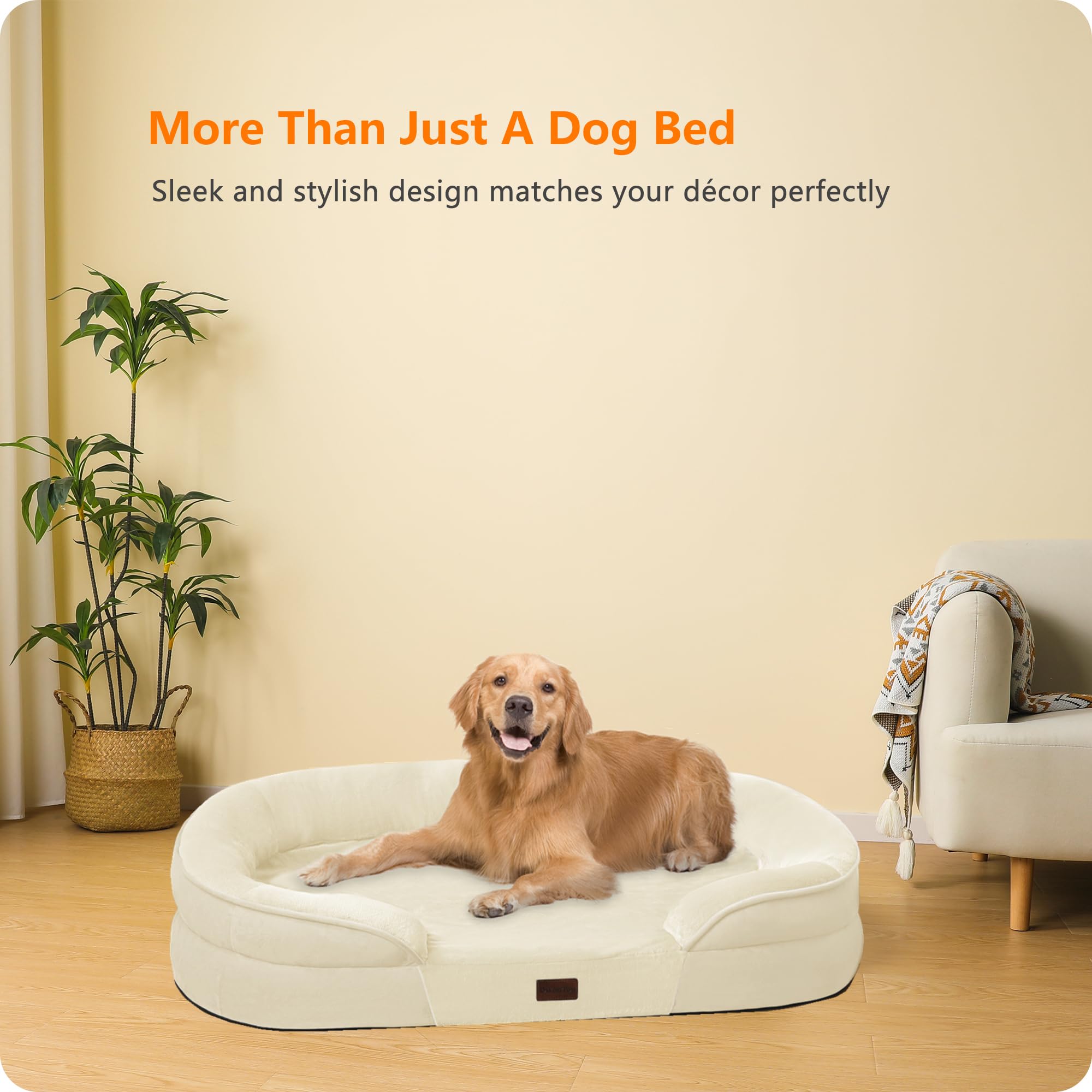 Dwanton bed stability in crate or on floor for safer rest.