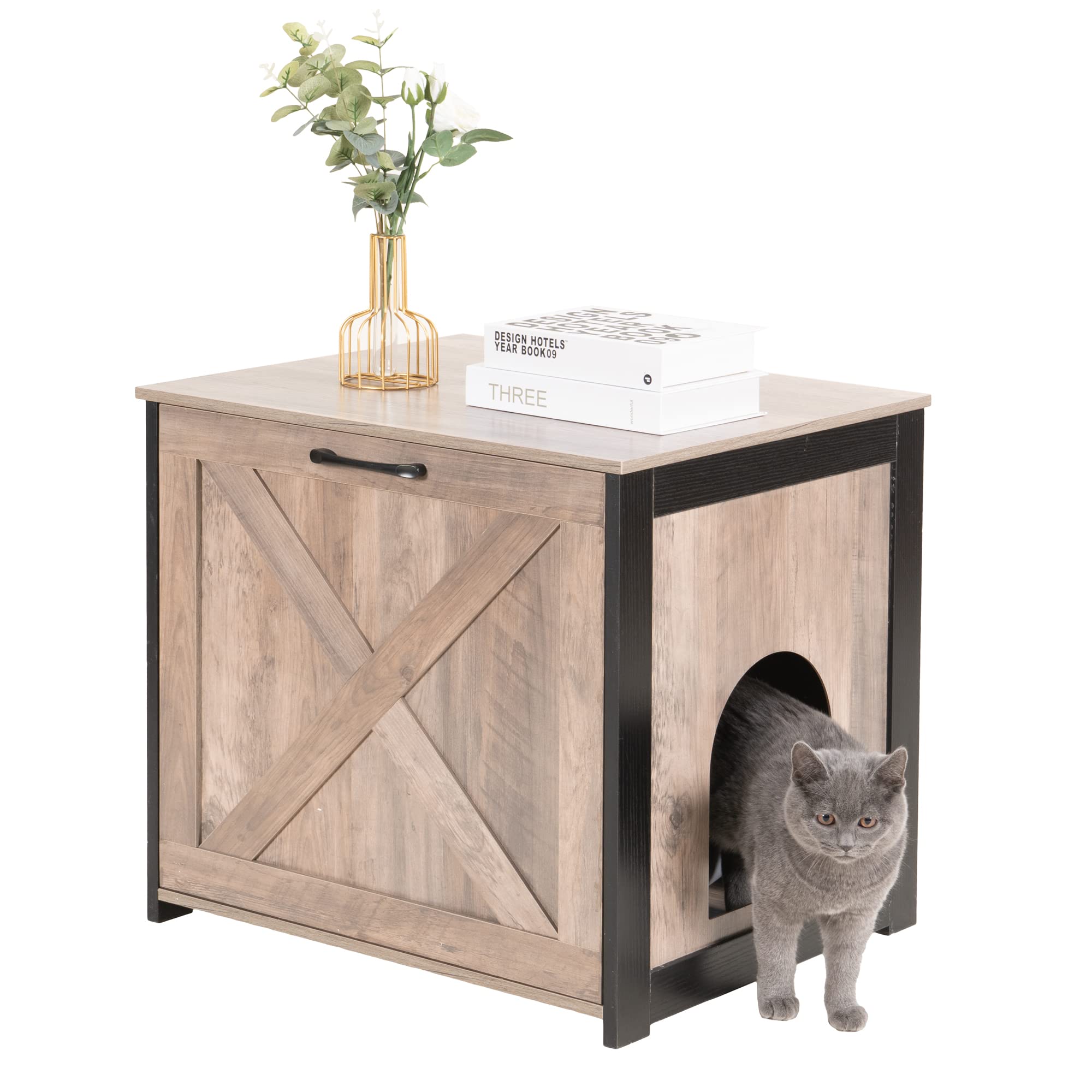 Dwanton cat litter box furniture in-room-use shows versatile decor-friendly piece.