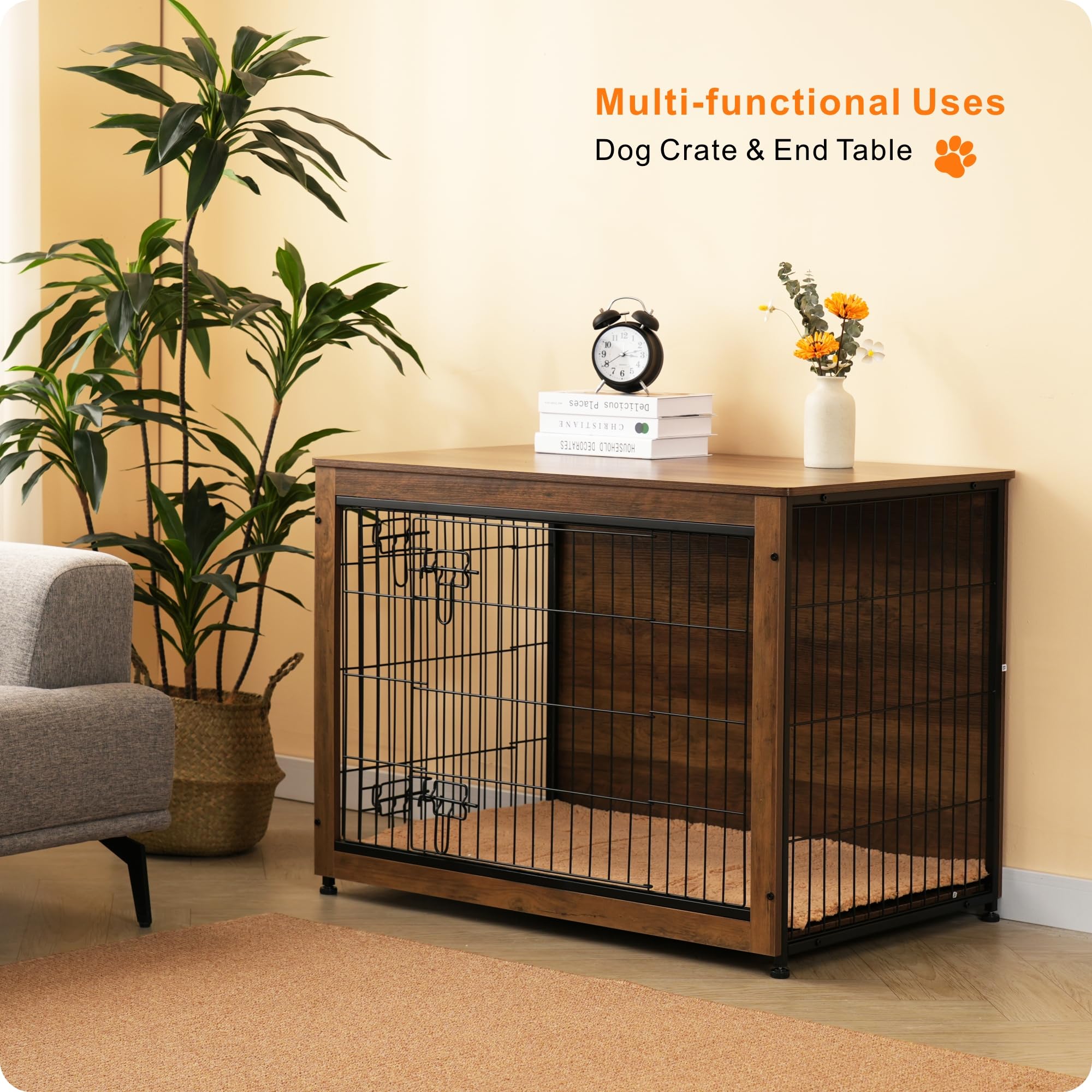 DWANTON adjustable feet feature stabilizes on uneven floors.