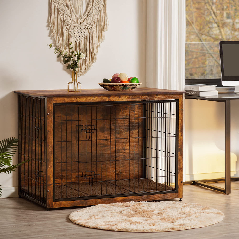 Dwanton dog crate assembly guide demonstrates quick setup and tool-free installation for busy homes