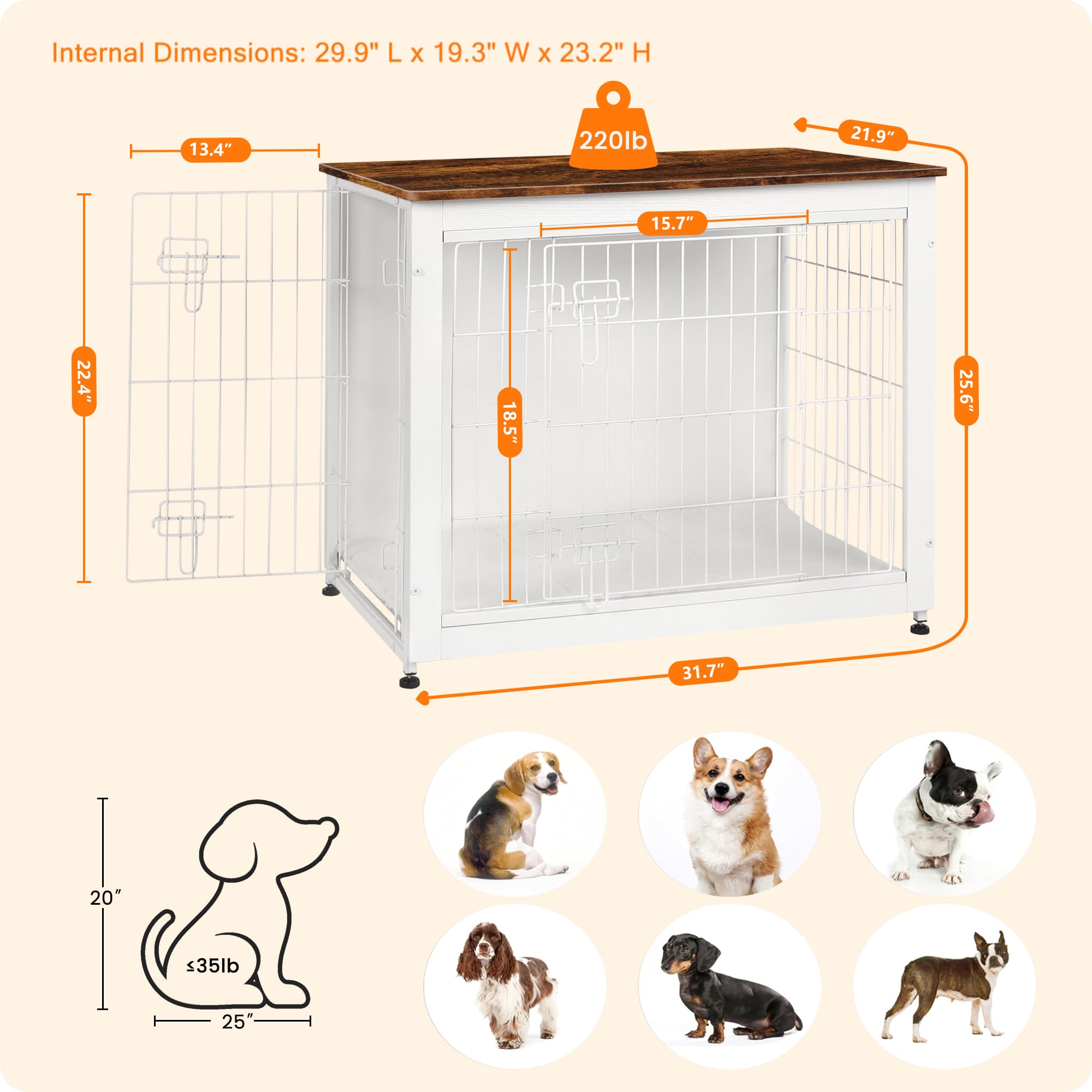 Dwanton dog crate chew-resistant materials ensure durable pet-safe construction
