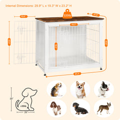 Dwanton dog crate chew-resistant materials ensure durable pet-safe construction