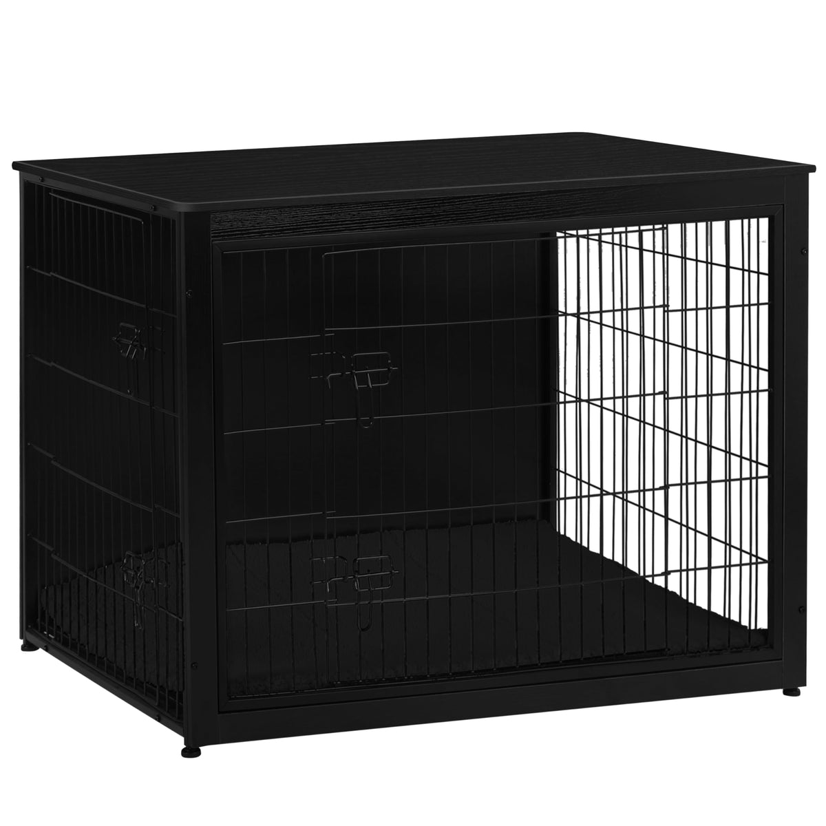 Dwanton dog crate cushion inside provides cozy sleep for pets.