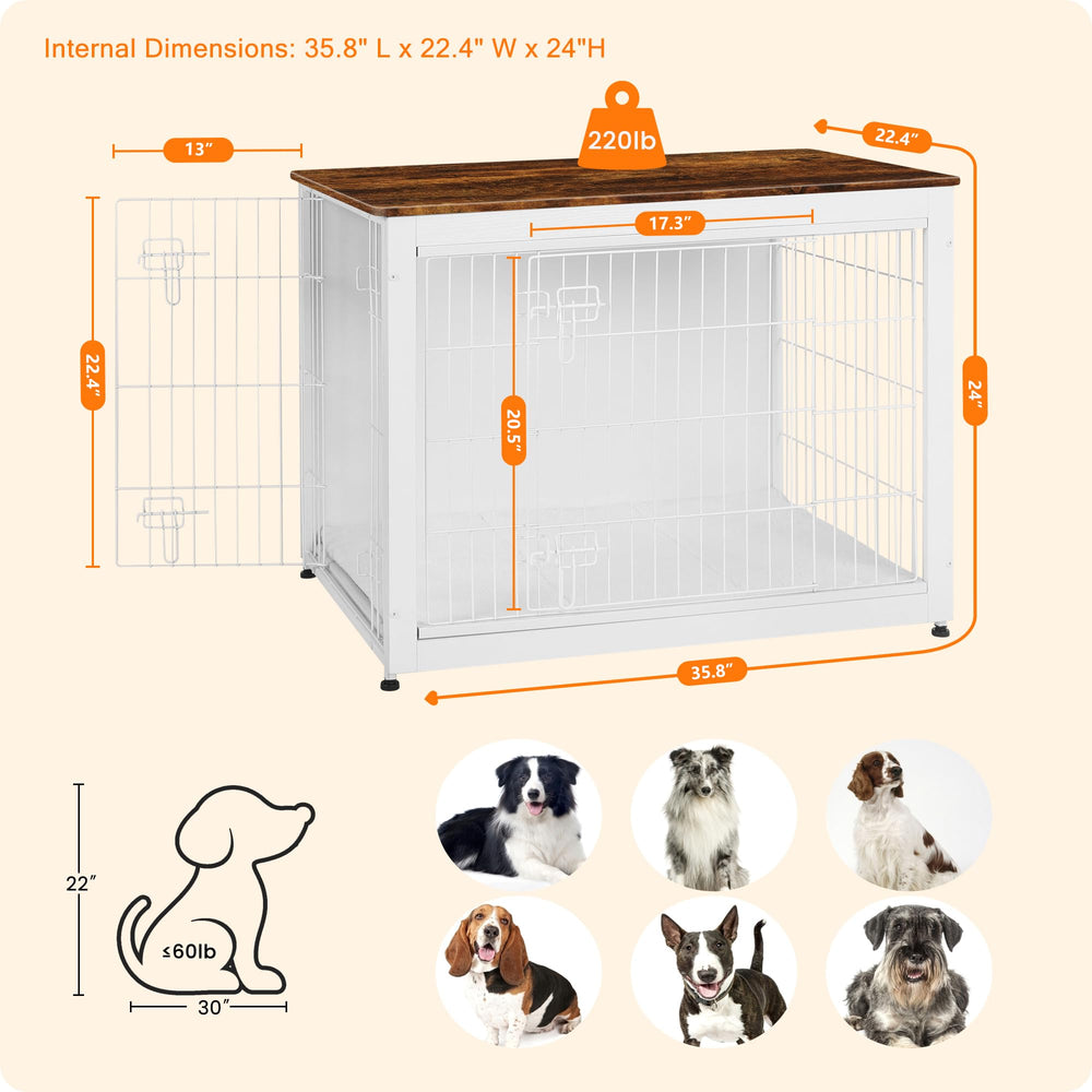 Dwanton dog crate cushion interior offers comfortable sleep space