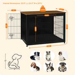 Dwanton dog crate cushion interior provides cozy sleep for dogs during nap times.