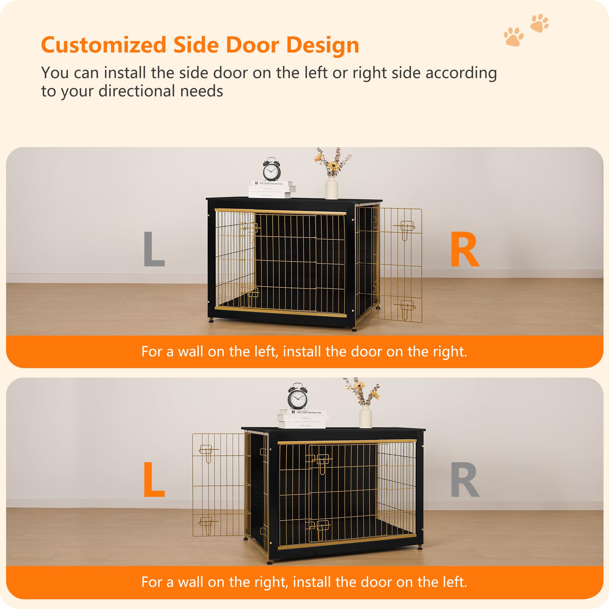 Dwanton adjustable-feet keep the unit level on irregular surfaces