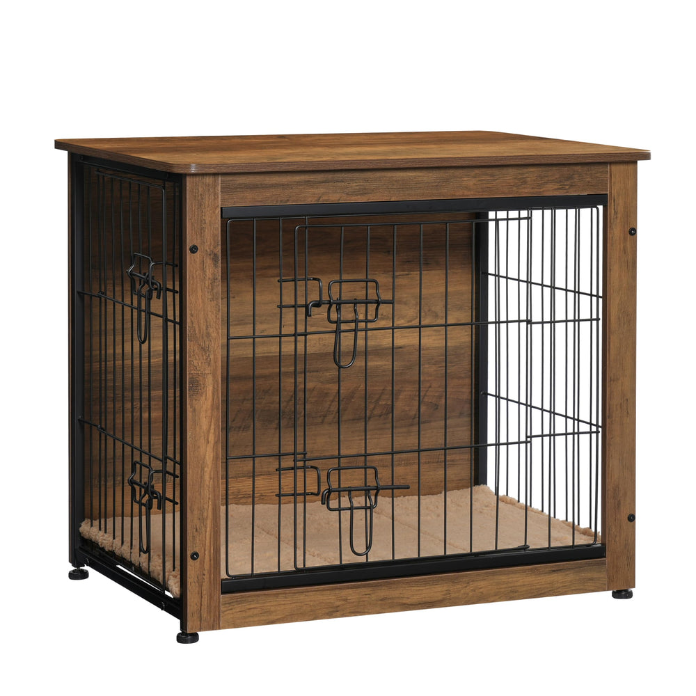 Dwanton dog crate furniture cushion interior for cozy rest.
