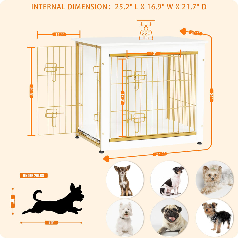 Dwanton dog crate furniture cushion inside provides cozy sleep for dogs