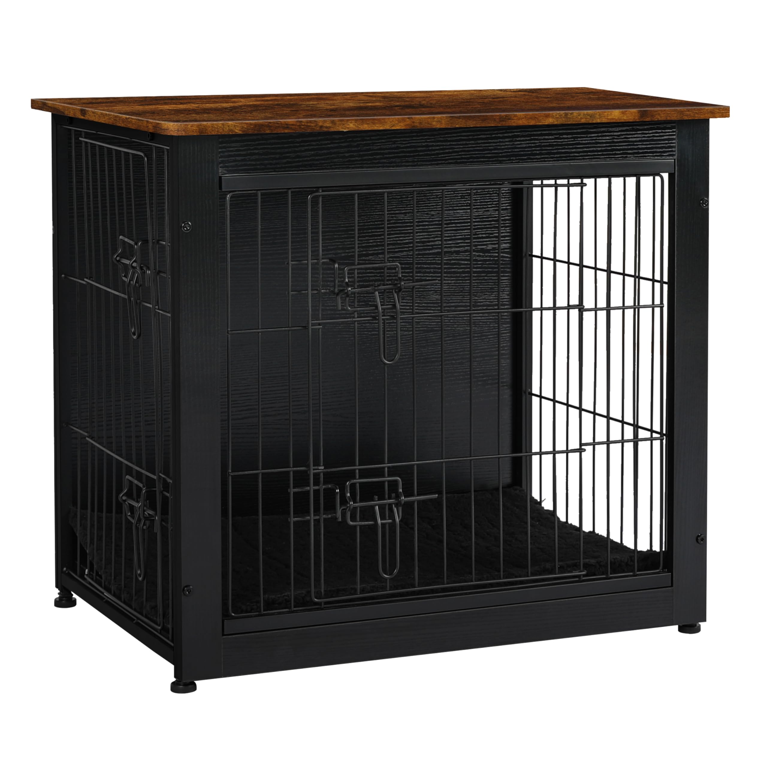Dwanton dog crate furniture cushion highlights a cozy interior for restful naps.