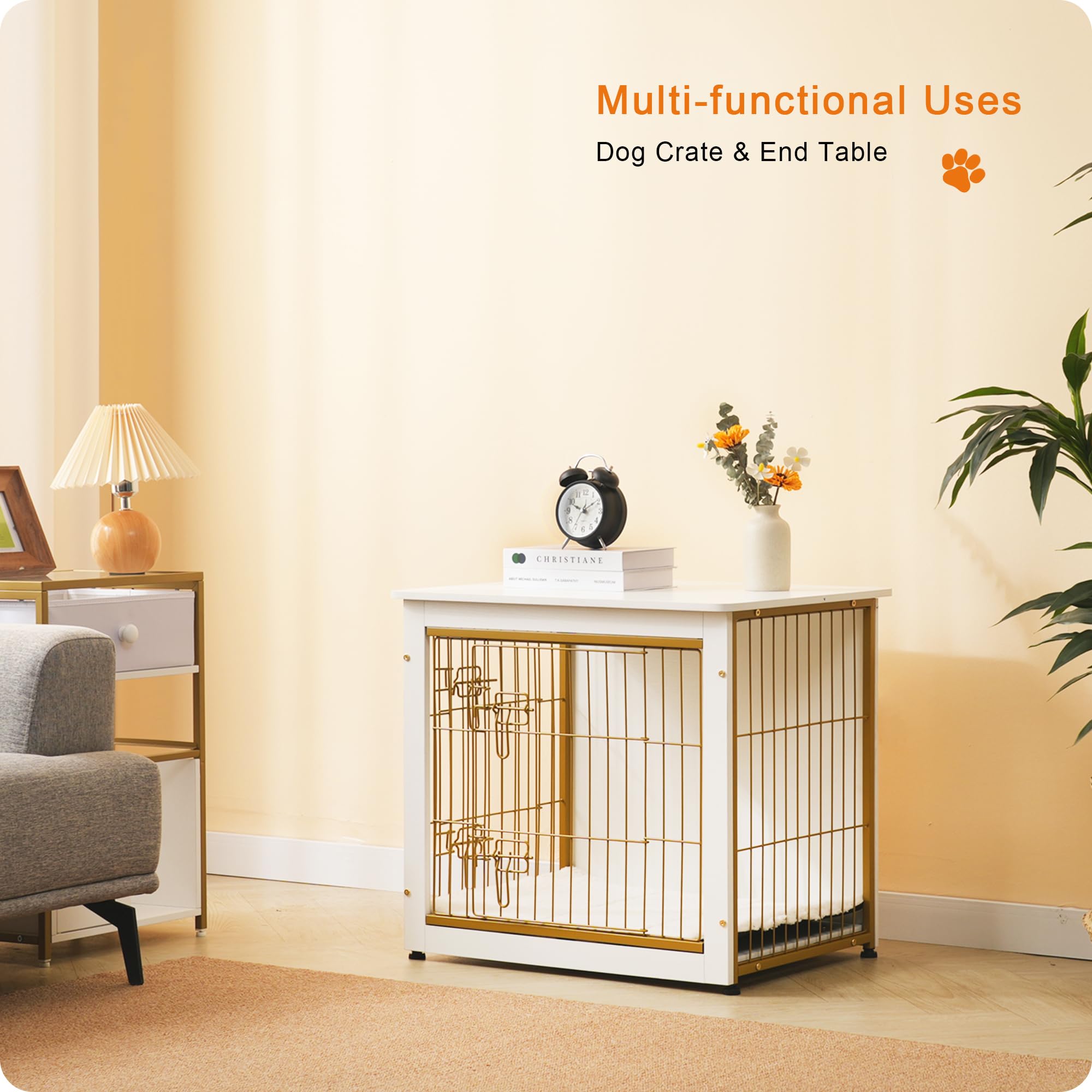 Dwanton dog crate furniture different sizes helps you find the right fit