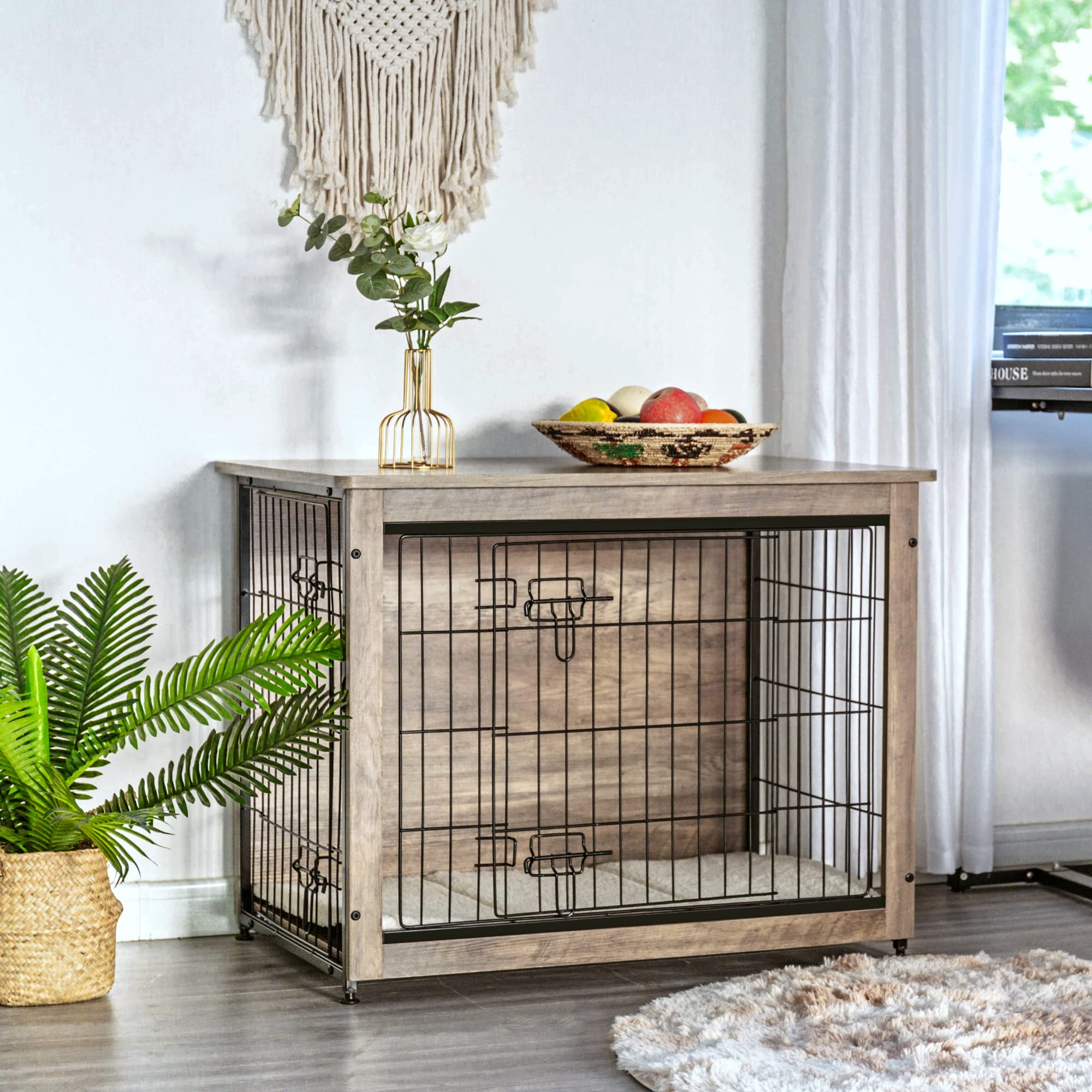 Dwanton kennel table double doors for easy access
