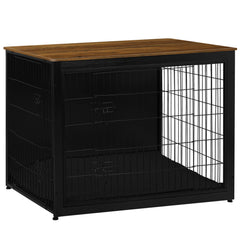 Dwanton dog crate furniture multi-function showcases space-saving crate and side-table versatility.