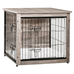 Dwanton dog crate furniture top view showing spacious surface for decor
