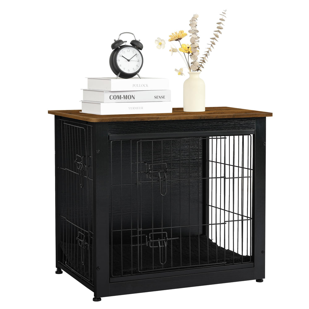 Dwanton wooden base reduces pet foot jamming and increases safety.