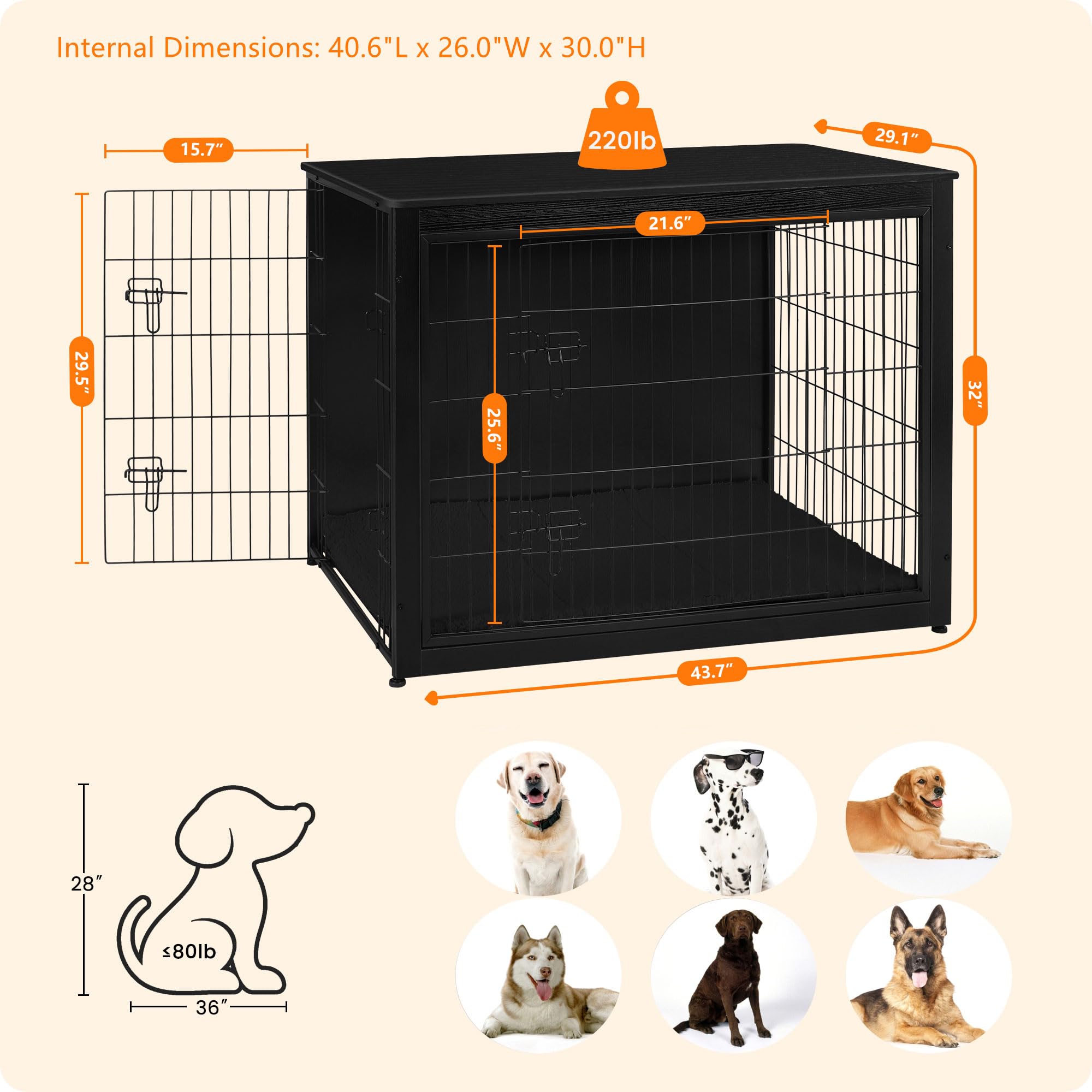 Dwanton kennel table top demonstrates versatile furniture use in living spaces.