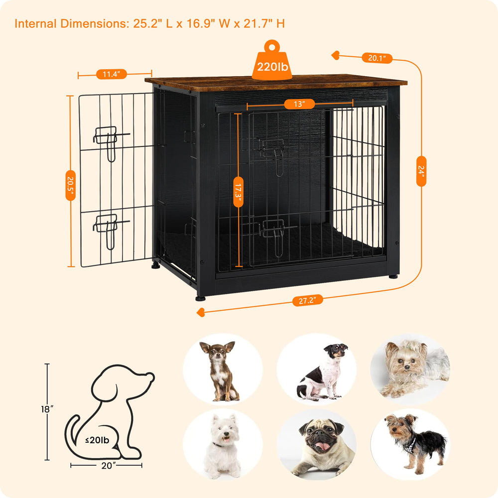 Dwanton dog house wooden frame emphasizes sturdy, stylish pet shelter for living spaces.