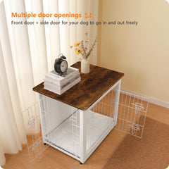 Dwanton double-doors design allows easy in-and-out access and crate versatility.