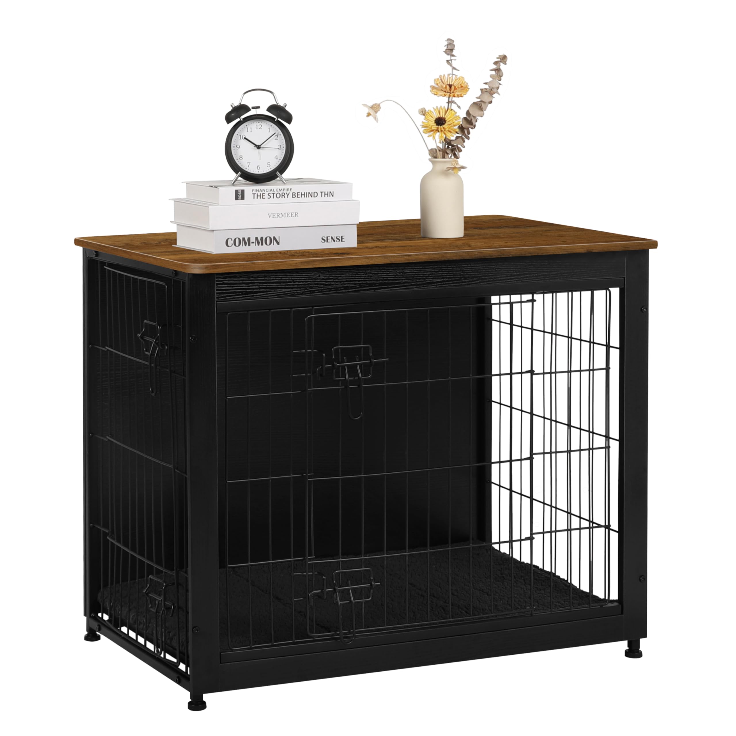 Dwanton indoor dog house in medium size fits living spaces comfortably