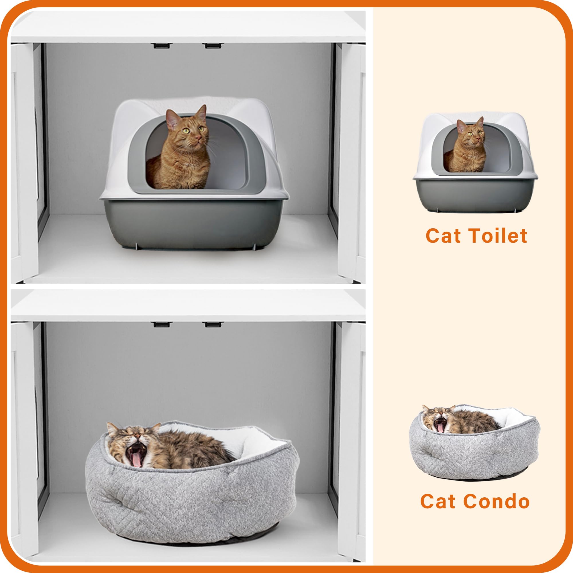 Dwanton enclosure provides a quiet hideout for a cat