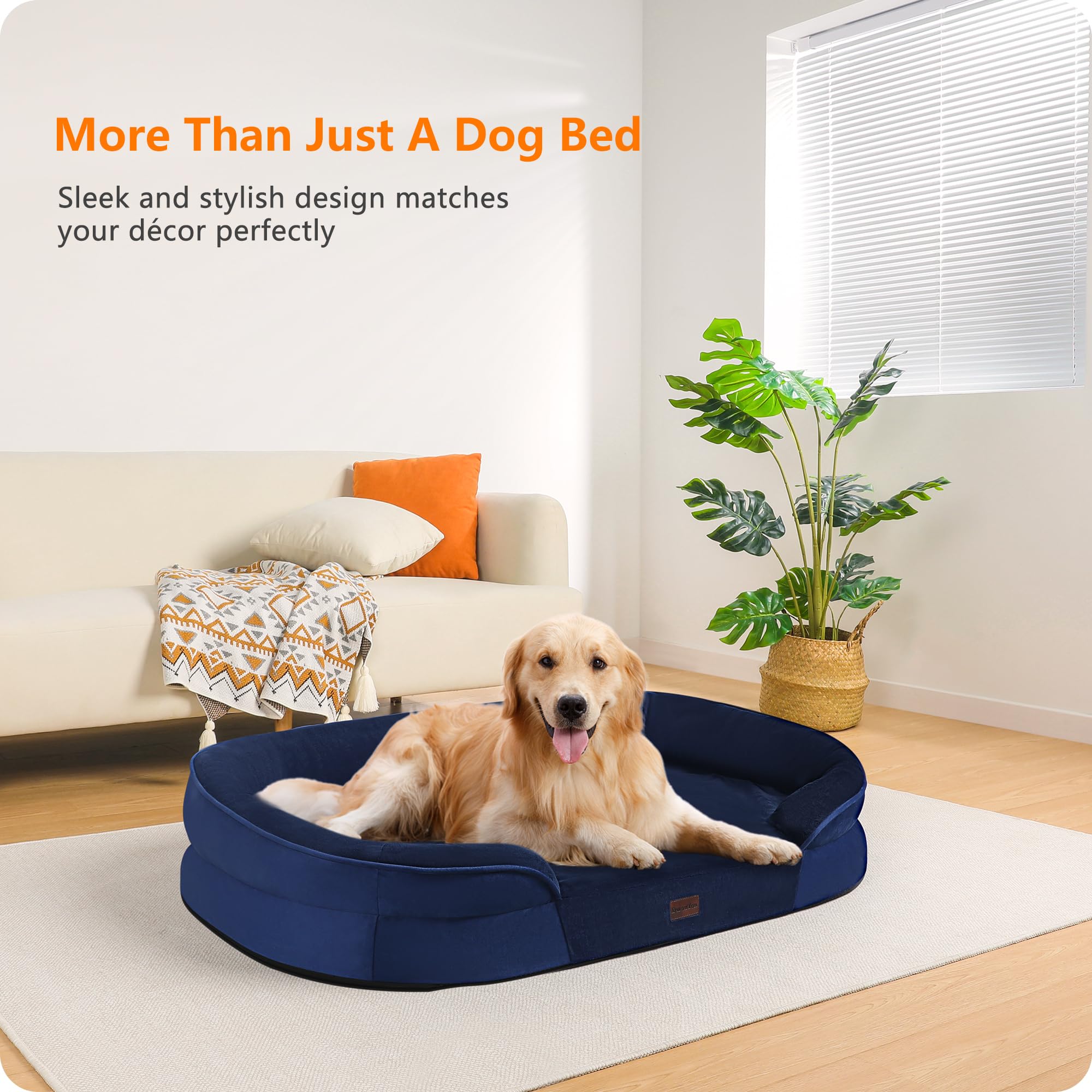 Dwanton bed combines gel memory foam and egg crate foam for balanced support.