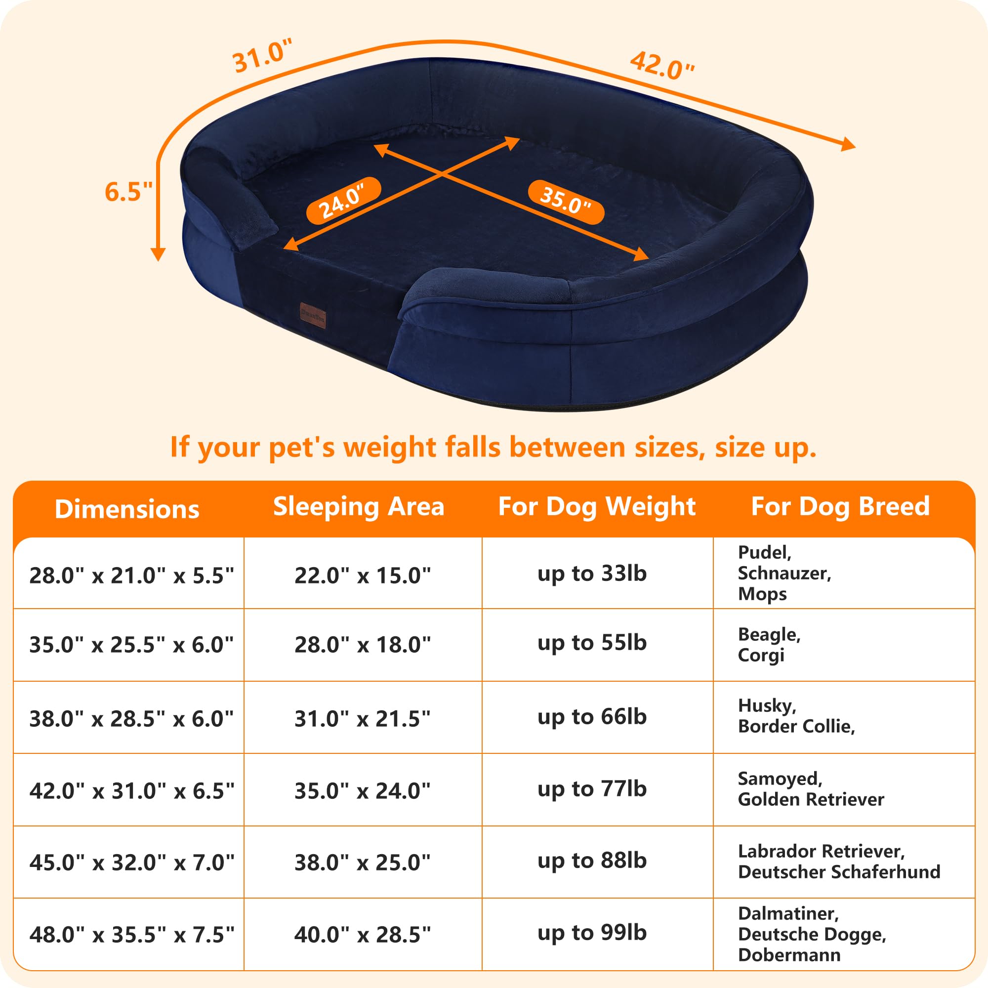 Dwanton bed features a removable cover that is machine washable for easy cleaning.