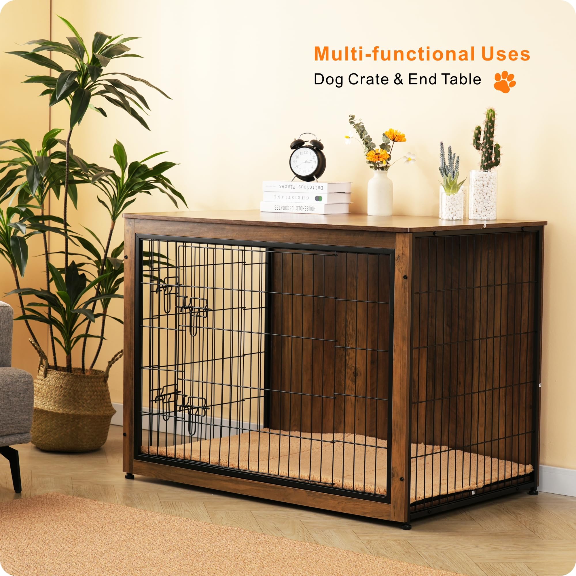Dwanton particleboard construction offers durable, chew-resistant pet furniture.