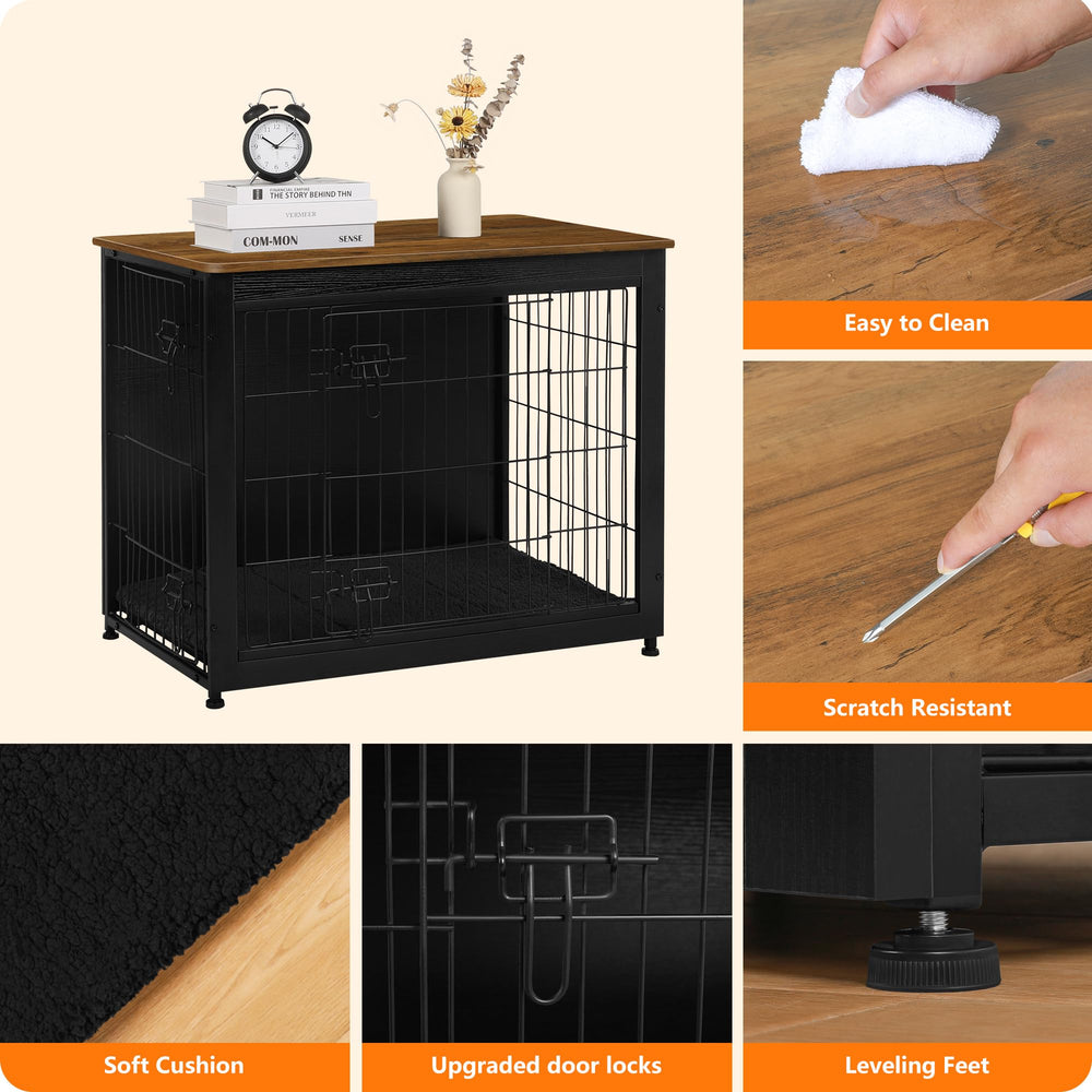 Dwanton particleboard construction emphasizes durable, pet-safe housing