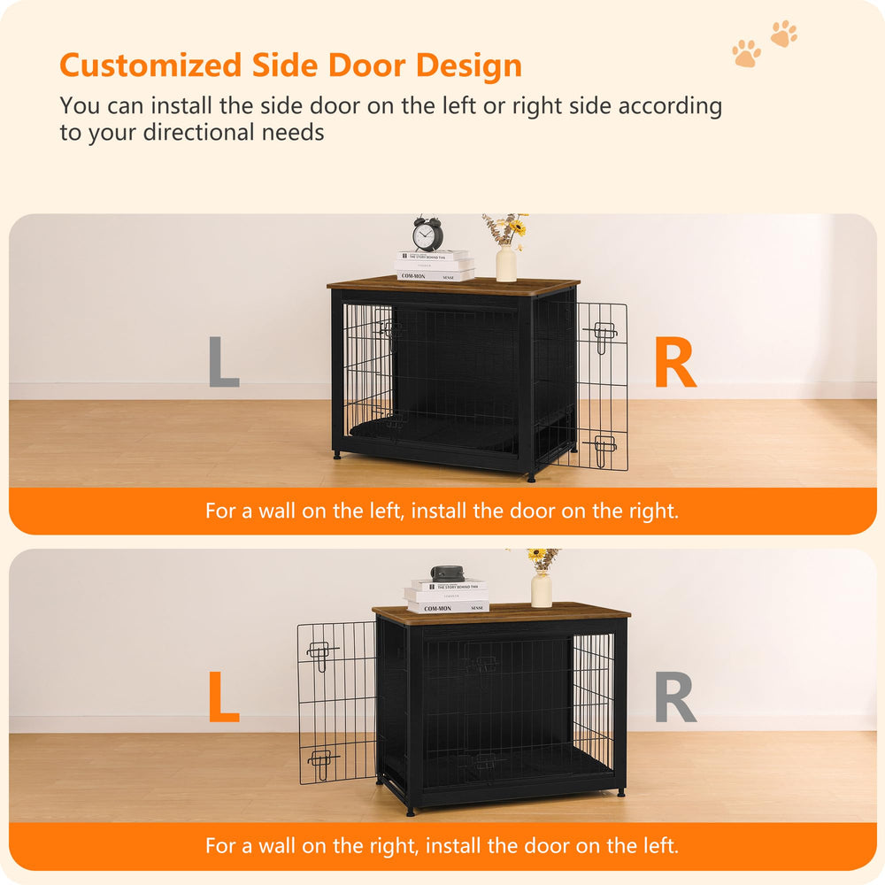 Dwanton wooden dog house assembly demonstrates solid, stylish design