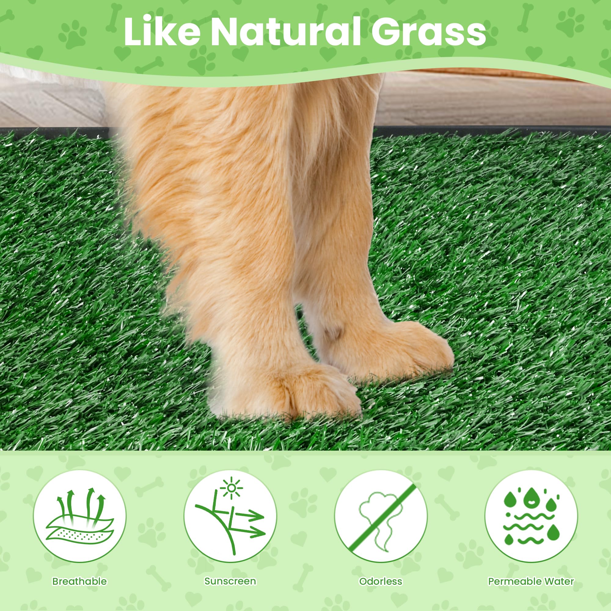 DwlSpce high-density realistic grass texture for comfortable training