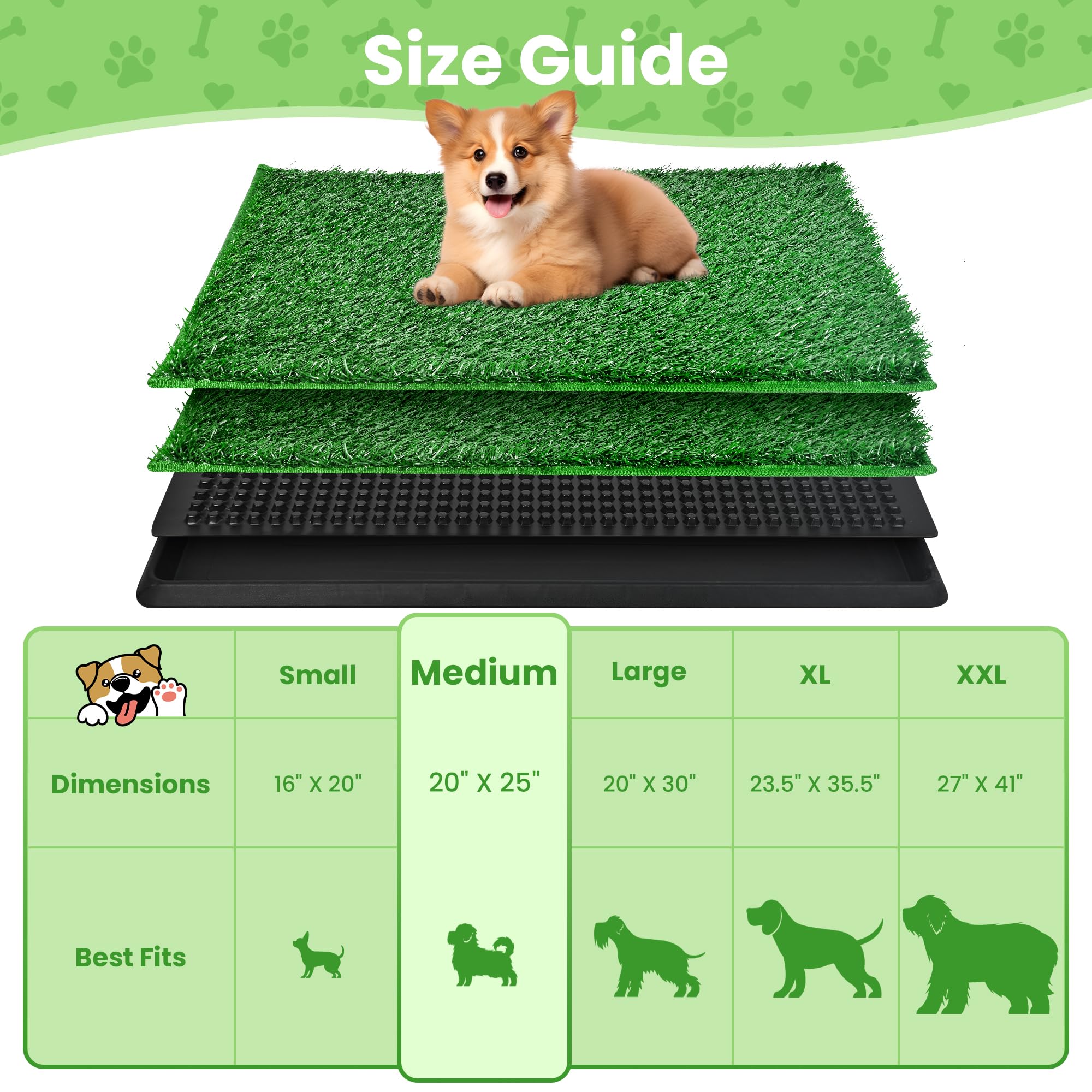 DwlSpce portable pet potty for indoor-outdoor versatility