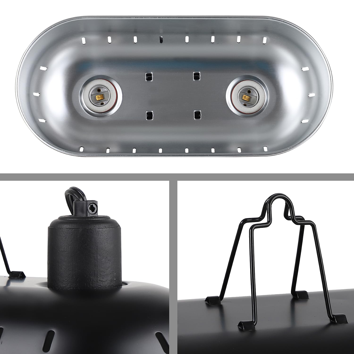 DXOPHIEX ceramic heat emitter dome provides steady heat without light disturbance