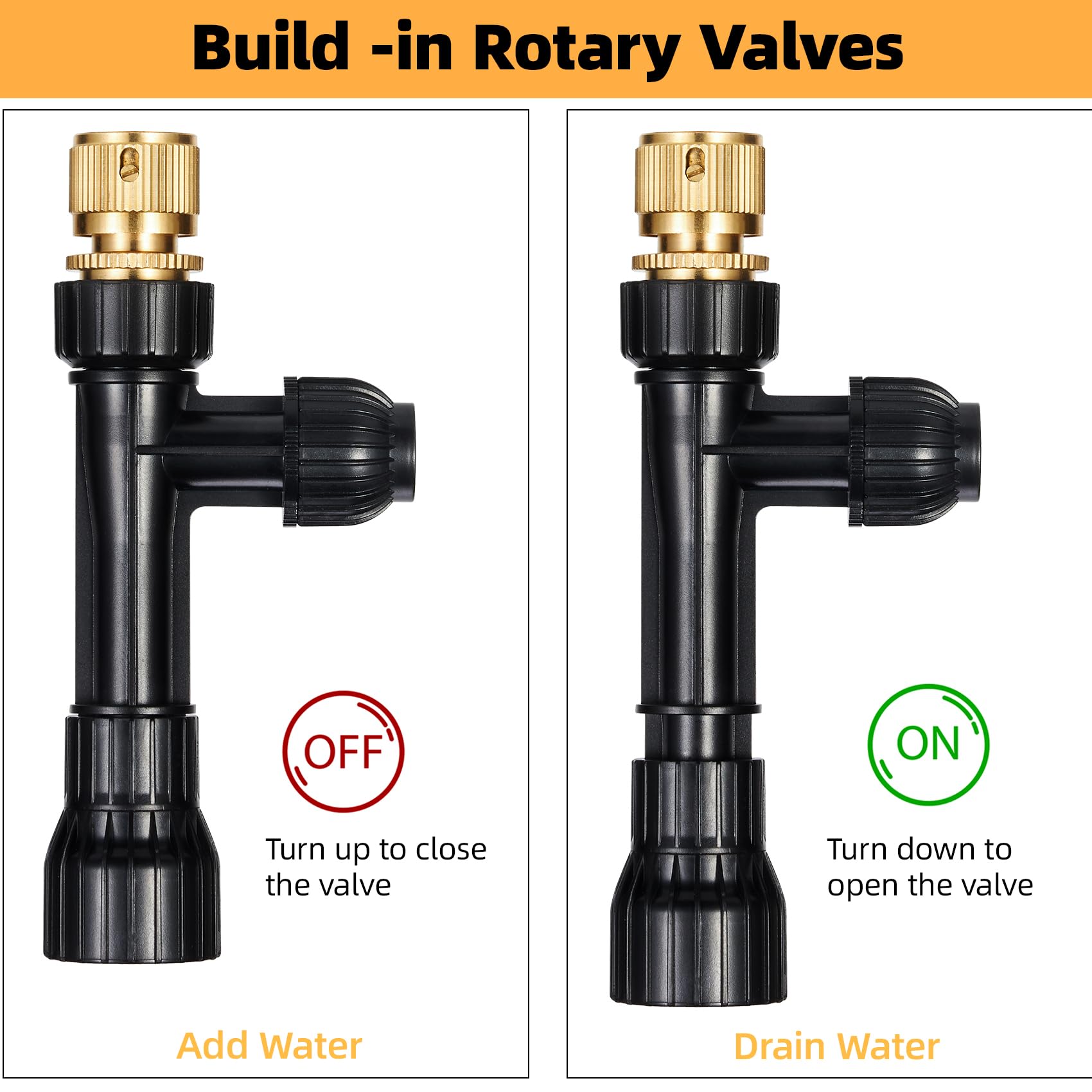 DXOPHIEX long 30-foot hose provides flexible reach for large tanks