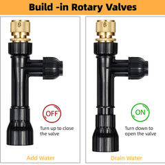 DXOPHIEX long 30-foot hose provides flexible reach for large tanks